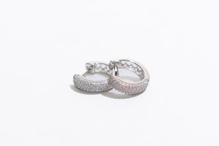 Sterling Silver Original Huggie Hoop Earrings - Rumbita