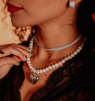 Micro Sterling Silver Tennis Chain - Rumbita
