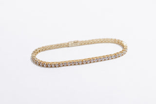 Serena Gold Tennis Bracelet - Rumbita