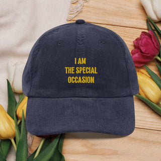 I AM THE SPECIAL OCCASION Rumbita Vintage corduroy cap