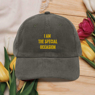 I AM THE SPECIAL OCCASION Rumbita Vintage corduroy cap