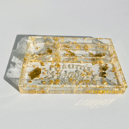 Gold Leaf Rolling Tray