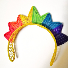 Load image into Gallery viewer, Rainbow Handmade Crown
